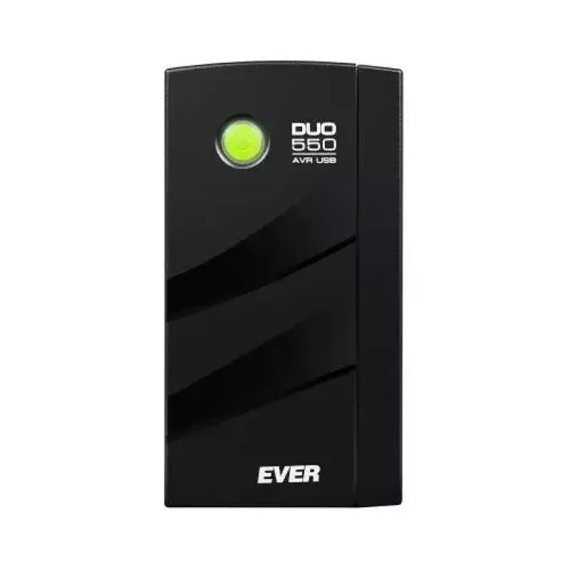 UPS EVER DUO 550 PL AVR USB 550 VA, 0,55 kVA / 330 W, Line-Interactive, 3 saídas C13, bateria 12V 5Ah