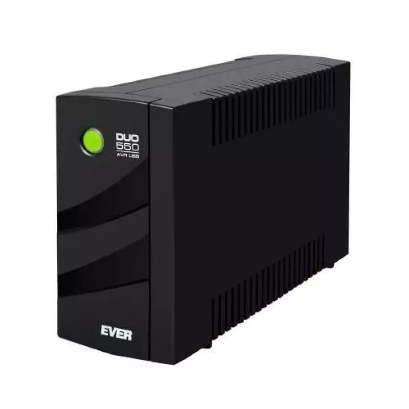 UPS EVER DUO 550 PL AVR USB 550 VA, 0,55 kVA / 330 W, Line-Interactive, 3 saídas C13, bateria 12V 5Ah