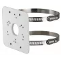 Fixação para mastro Dahua PFA152-E, liga de alumínio, branco, para mastros Ø80–150 mm