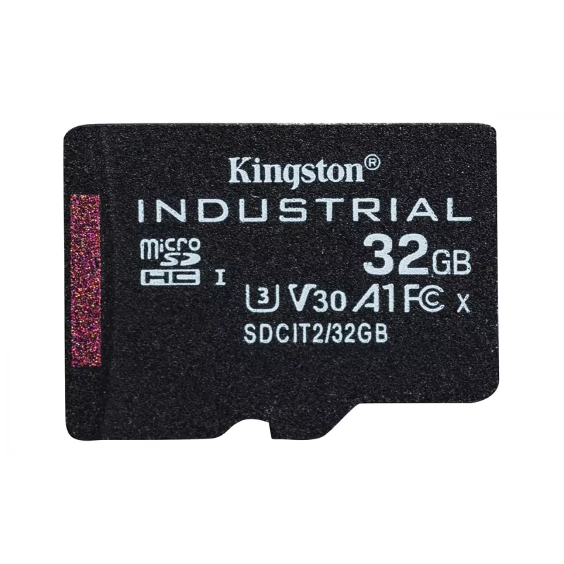 Cartão Kingston Technology 32GB microSDHC Industrial C10 A1 pSLC + adaptador SD