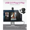 Webcam ICY BOX IB-CAM501-HD 1920 x 1080 pixels USB 2.0 preta