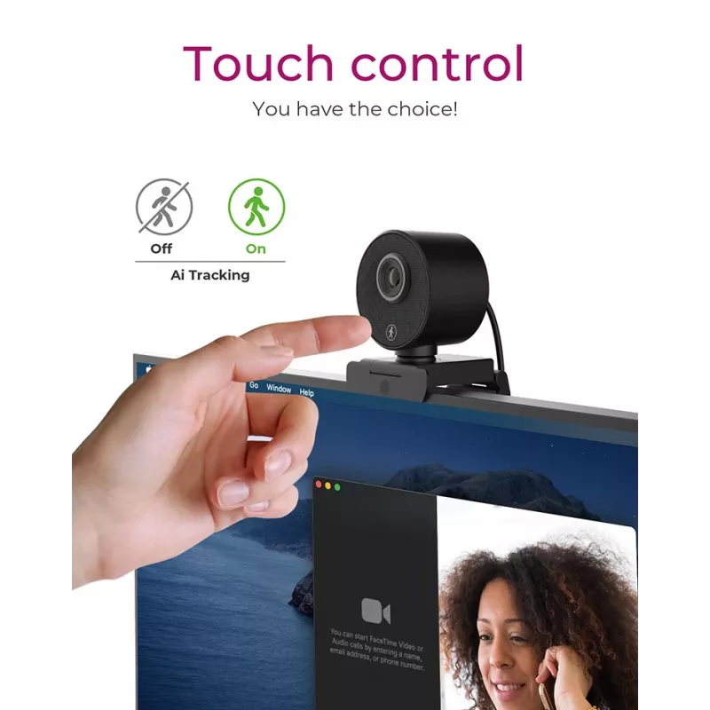 Webcam ICY BOX IB-CAM501-HD 1920 x 1080 pixels USB 2.0 preta