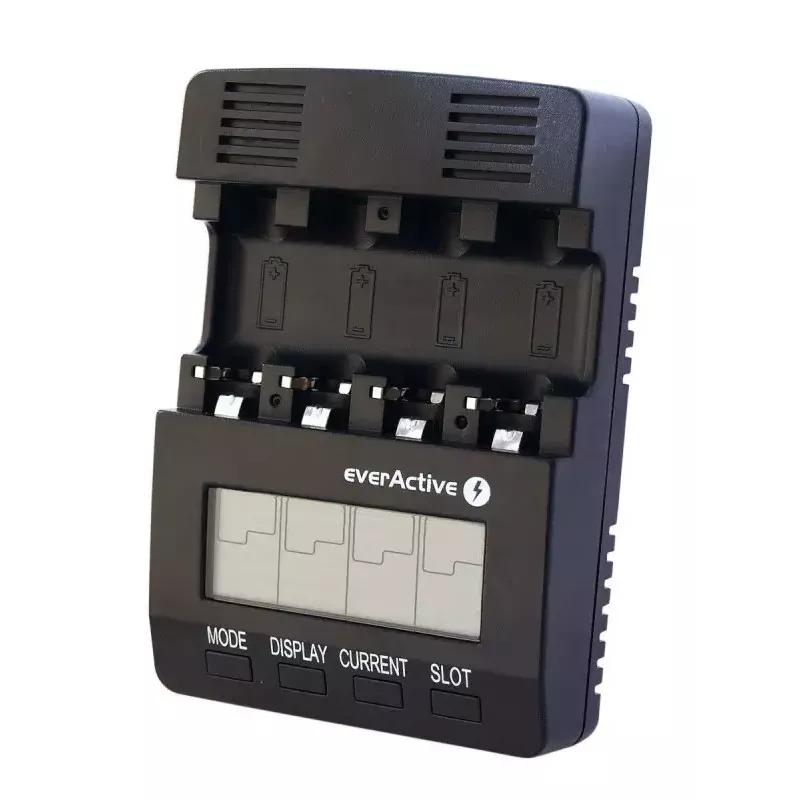 everActive NC-3000 carregador de pilhas com processador para AA/AAA/C/D