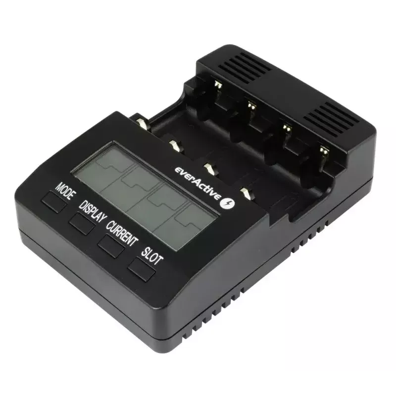 everActive NC-3000 carregador de pilhas com processador para AA/AAA/C/D