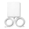 Antena direcional exterior 5G LTE QOLTEC 57022 — 14 dBi, 700–3800 MHz, 50 Ω, caixa em cobre