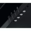 Exaustor Whirlpool AKR 65F LM K montagem na parede preto 375 m³/h