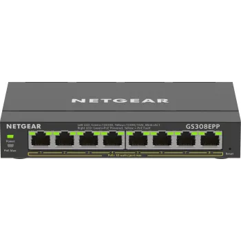 Switch NETGEAR 8-Port Gigabit Ethernet PoE+ (GS308EPP)
