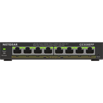 Switch NETGEAR 8-Port Gigabit Ethernet PoE+ (GS308EPP)