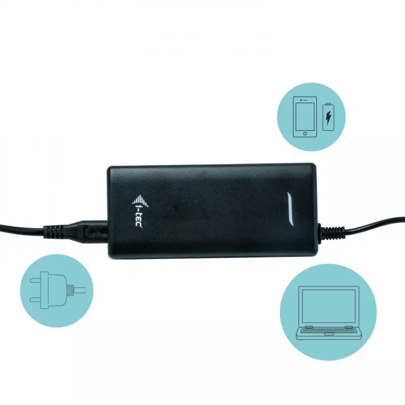 Docking station i-tec USB-C HDMI DP com Power Delivery 100 W + carregador universal 100 W