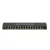 Switch de rede NETGEAR GS316EP-100PES Managed Gigabit Ethernet (10/100/1000) Power over Ethernet (PoE) preto