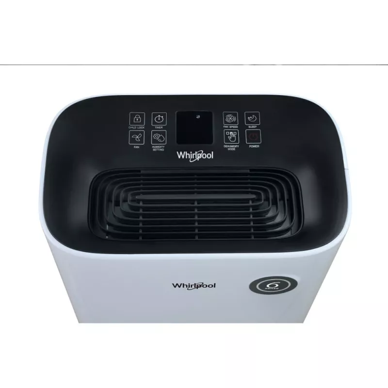 Desumidificador Whirlpool DE20W5252 6,5 l 44 dB 420 W preto branco