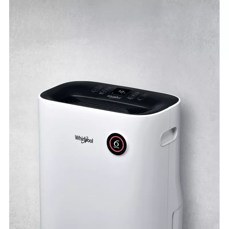 Desumidificador Whirlpool DE20W5252 6,5 l 44 dB 420 W preto branco