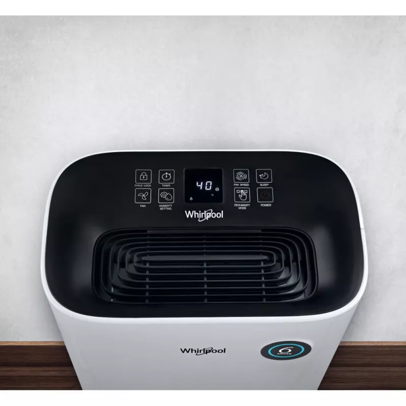 Desumidificador Whirlpool DE20W5252 6,5 l 44 dB 420 W preto branco