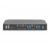 Switch KVM DIGITUS, 2x1 DP, saída DP/HDMI, USB 4Kx2K@60Hz