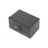 Switch KVM DIGITUS, 2 portas, ecrã duplo, 4K, HDMI