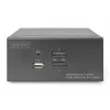 Switch KVM DIGITUS, 2 portas, ecrã duplo, 4K, HDMI