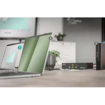 Switch KVM Digitus 4 portas ecrã único 4K HDMI