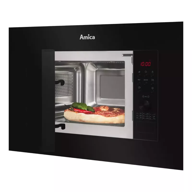 Micro-ondas de encastrar Amica AMGB20E2GB, 800 W, 20 L