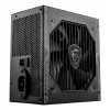 Fonte de alimentação MSI MAG A550BN UK '550W, certificada 80 Plus Bronze, 12V Single-Rail, circuito DC-DC, ventoinha de 120mm, não modular, cabos revestidos, fonte de alimentação ATX, cabo de alimentação UK, preto'