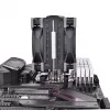 Thermaltake TOUGHAIR 510 CL-P075-AL12BL-A cooler de ar para CPU, 2 ventoinhas de 120 mm, 4 heatpipes de cobre de 6 mm, 180 W