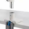 Suporte de secretária para monitor ART RAMM L-19GD para monitores de 17–32 polegadas, com apoio a gás, 2–9 kg, 2x USB 3.0, branco, com mordente