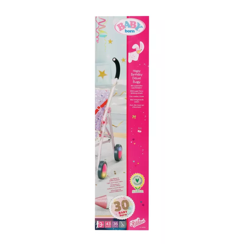 BABY born Happy Birthday Deluxe Buggy carrinho de bonecas