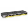 NETGEAR GS116LP Unmanaged Gigabit Ethernet (10/100/1000) Power over Ethernet (PoE) preto