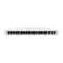 Switch L3 Gerido MikroTik CRS354-48P-4S+2Q+RM — 48× Gigabit RJ-45, 4× SFP+, 2× QSFP+, 48 portas PoE