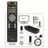 WIWA H.265 MINI recetor DVB-T/DVB-T2, H.265/HEVC, Full HD 1080p, HDMI, mini USB, PVR, preto