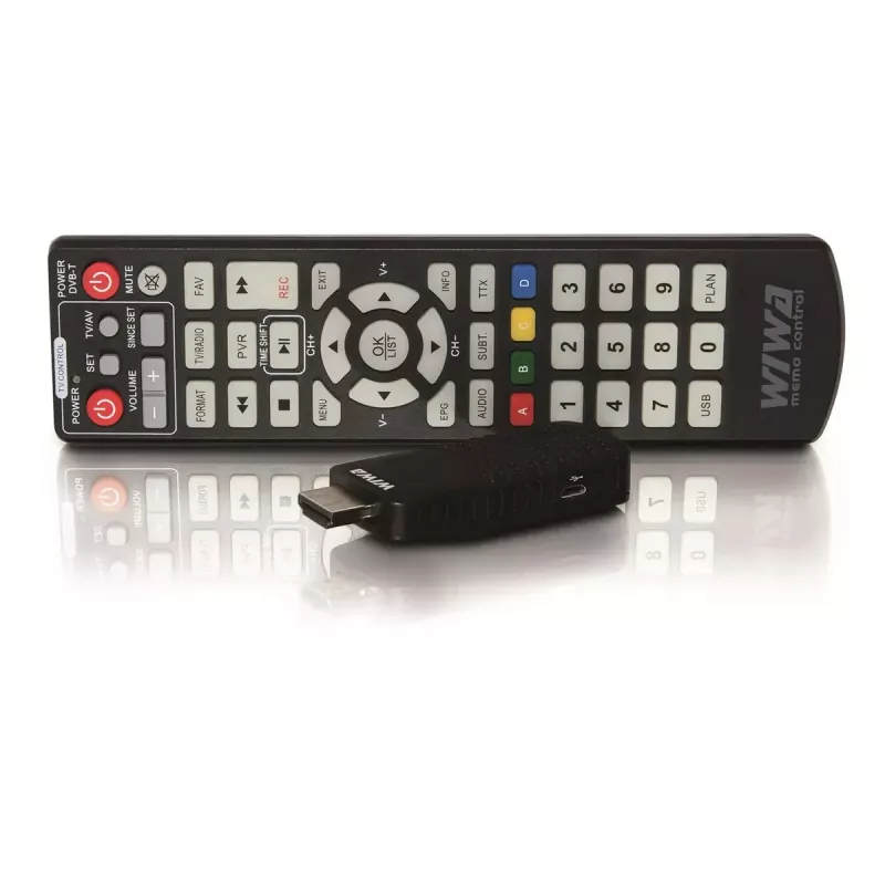 WIWA H.265 MINI recetor DVB-T/DVB-T2, H.265/HEVC, Full HD 1080p, HDMI, mini USB, PVR, preto