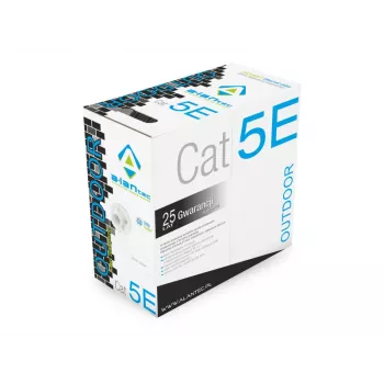 Cabo de patch ALANTEC - Cat5e - UTP - 305 m - Preto (kiu5outs305)