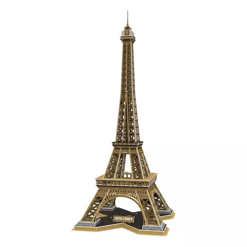 Puzzle 3D CubicFun Torre Eiffel 80 peças edifício 306-DS0998