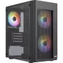 Caixa para PC Aerocool HEXFORMBKV2 Micro ATX 3 ventoinhas FRGB preto