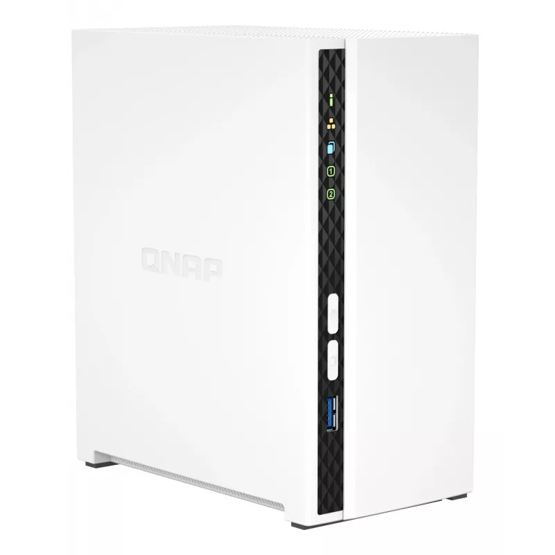 Servidor NAS/Storage QNAP TS-233 Tower ARM Cortex-A55 2 GB 0 TB QNAP QTS branco