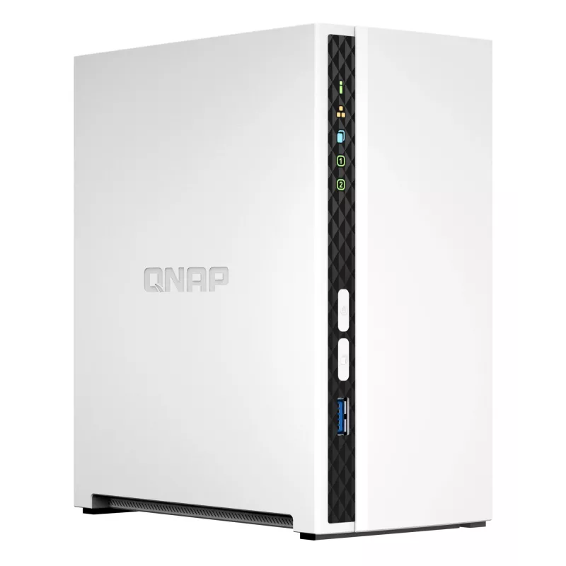 Servidor NAS/Storage QNAP TS-233 Tower ARM Cortex-A55 2 GB 0 TB QNAP QTS branco