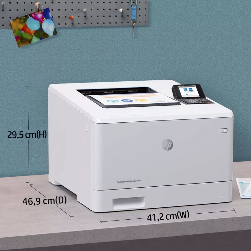 HP Color LaserJet Enterprise M455dn, laser, cor, 600 x 600 DPI, A4, 27 ppm, impressão frente e verso