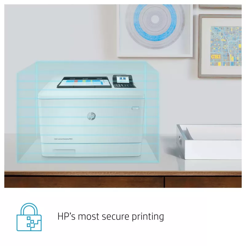 HP Color LaserJet Enterprise M455dn, laser, cor, 600 x 600 DPI, A4, 27 ppm, impressão frente e verso