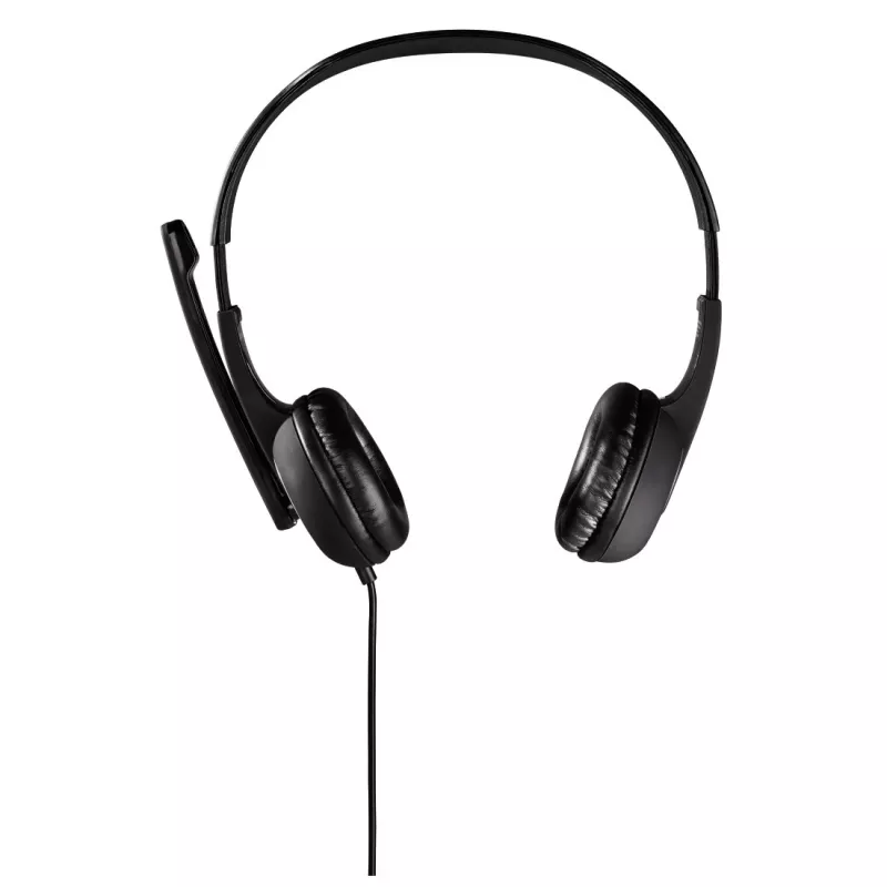 Headset Hama Essential HS 300 com fios de arcoheadband chamadas/música cinzento