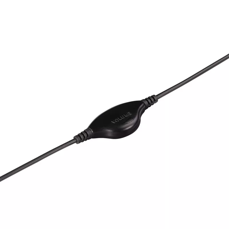 Headset Hama Essential HS 300 com fios de arcoheadband chamadas/música cinzento