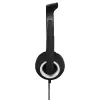 Headset Hama Essential HS 300 com fios de arcoheadband chamadas/música cinzento