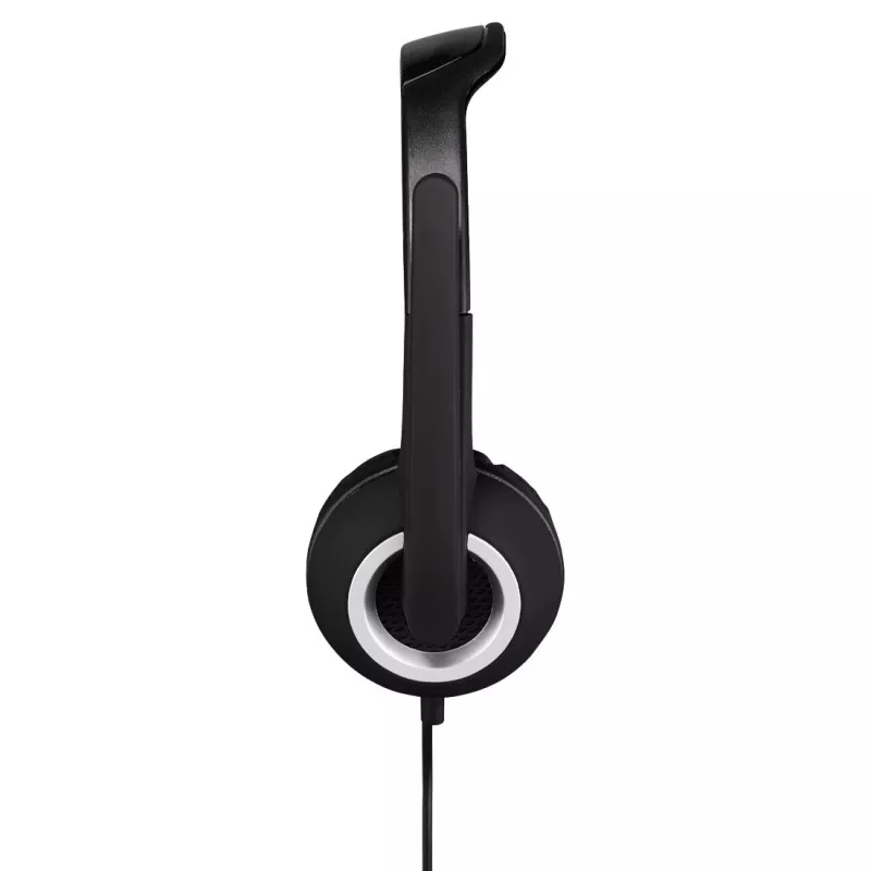 Headset Hama Essential HS 300 com fios de arcoheadband chamadas/música cinzento