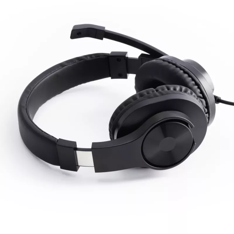 Hama HS-P350 auscultadores com microfone para PC de escritório, pretos