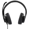 Hama HS-P350 auscultadores com microfone para PC de escritório, pretos