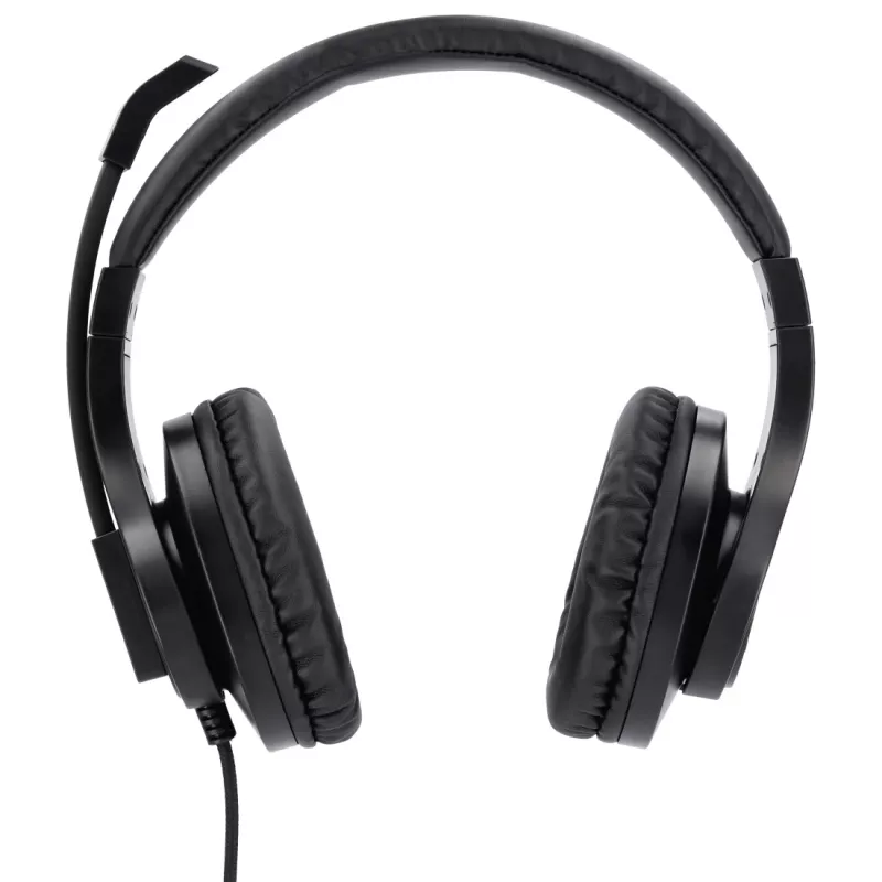 Hama HS-P350 auscultadores com microfone para PC de escritório, pretos
