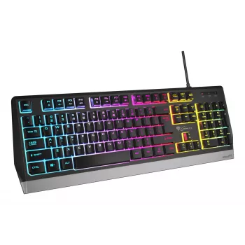 Teclado gaming GENESIS Rhod 300 RGB USB QWERTY inglês preto