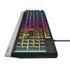 Teclado gaming GENESIS Rhod 300 RGB USB QWERTY inglês preto