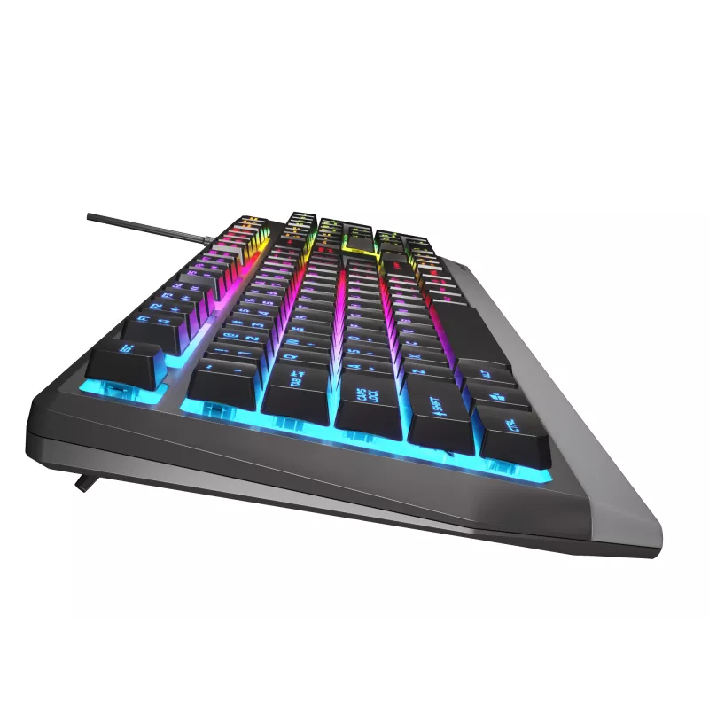 Teclado gaming GENESIS Rhod 300 RGB USB QWERTY inglês preto