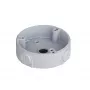 Caixa de ligação DAHUA PFA136 — branco, rosca de 1/2 polegadas, Ø11 cm, altura 33,5 mm, carga máx. 1 kg