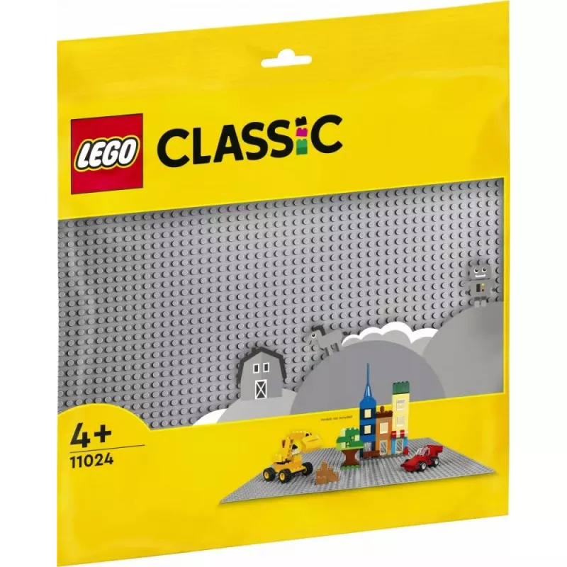 Placa de construção LEGO 11024 — Classic placa de base cinzenta 48x48 pinos (380 × 380 mm)