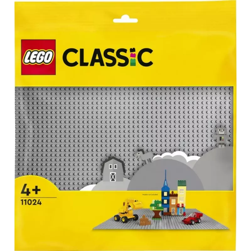 Placa de construção LEGO 11024 — Classic placa de base cinzenta 48x48 pinos (380 × 380 mm)